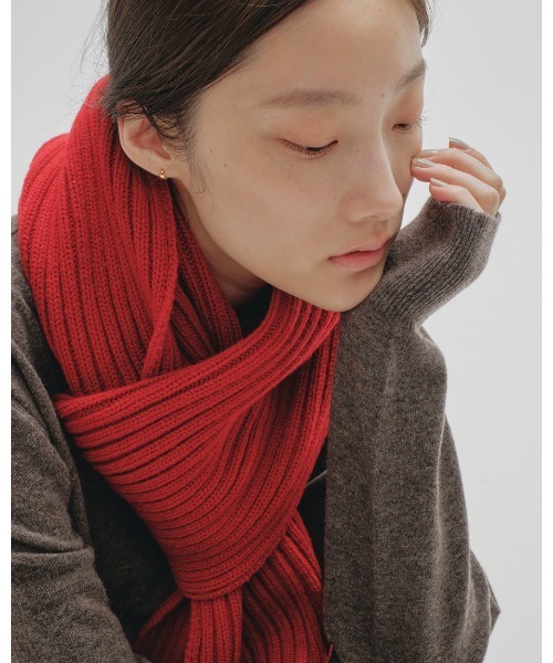 「TODAYFUL」 マフラー FREE スカイブルー レディース_画像9
