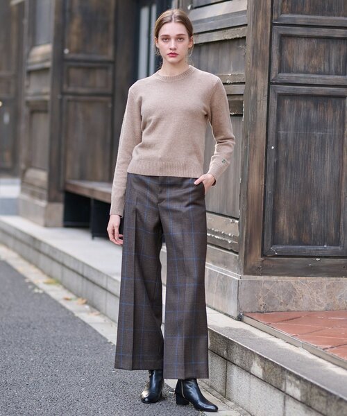 「DRESSTERIOR」 長袖ニット 34 ベージュ レディース_画像6