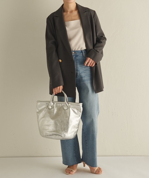 「PAPILLONNER」 ハンドバッグ FREE シルバー レディース_画像8