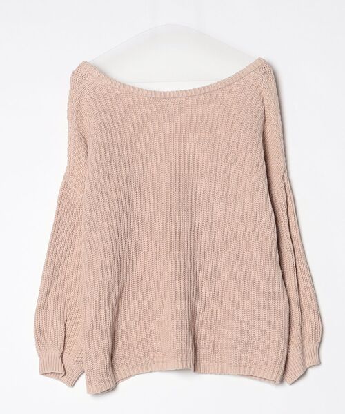 「DURAS」 長袖ニット FREE ベージュ レディース_画像2