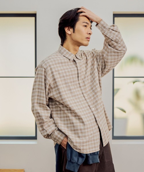 BAYFLOW（ベイフロー） シャツ Feels FLOWチェックシャツ メンズ