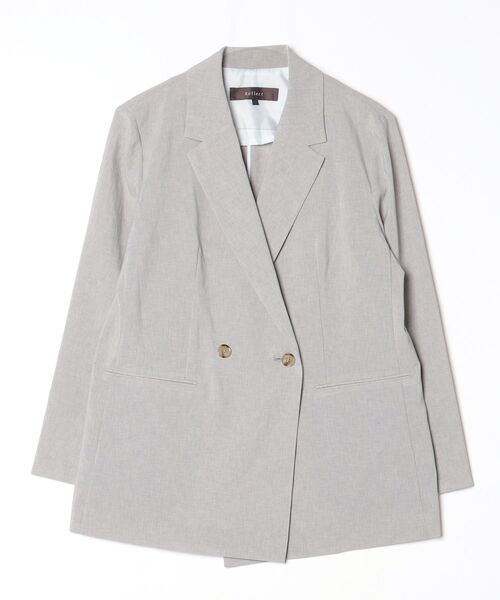 新品　UNDERCOVER グレー テーラードジャケット L Reflect（リフレクト） テーラードジャケット 09 ライトグレー