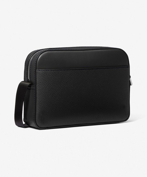 未使用に近い マイケルコース 2way ショルダーバッグ レザー メンズ　黒 MICHAEL KORS（マイケルコース） ショルダーバッグ FREE ブラック