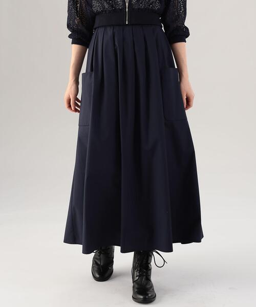 「To b. by agnes b.」 フレアスカート 36 ネイビー レディース_画像6