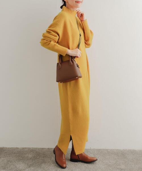 「URBAN RESEARCH DOORS」 ニットワンピース MEDIUM パープル レディース_画像5