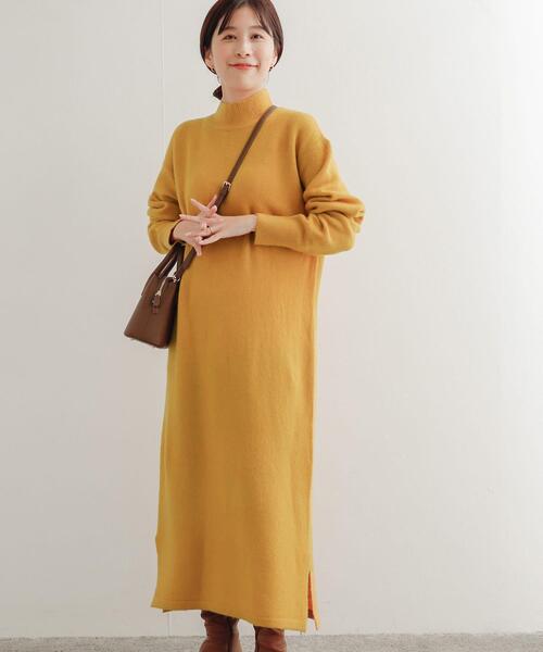 「URBAN RESEARCH DOORS」 ニットワンピース MEDIUM パープル レディース_画像6