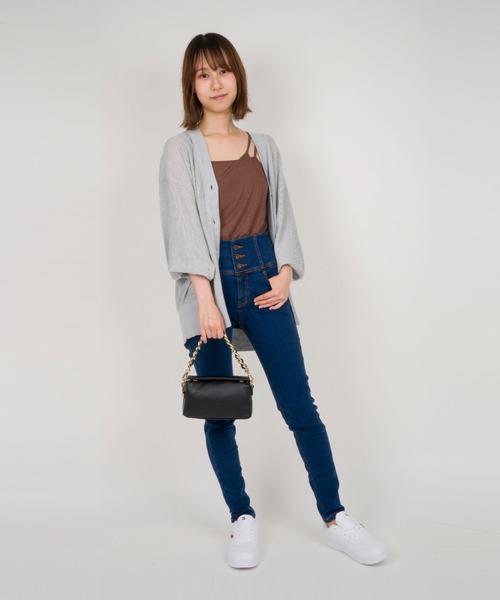 「LAURA DI MAGGIO」 2WAYバッグ FREE グレー レディース_画像4