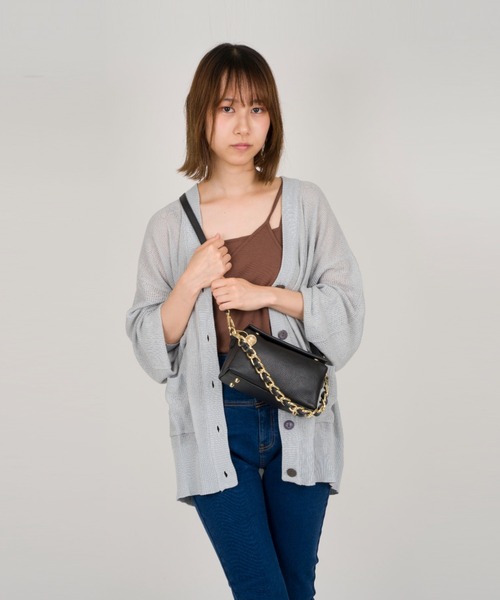 「LAURA DI MAGGIO」 2WAYバッグ FREE グレー レディース_画像5