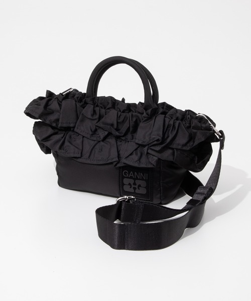 GANNI（ガニー） ショルダーバッグ バッグ GANNI Mini Shopper Ruffle