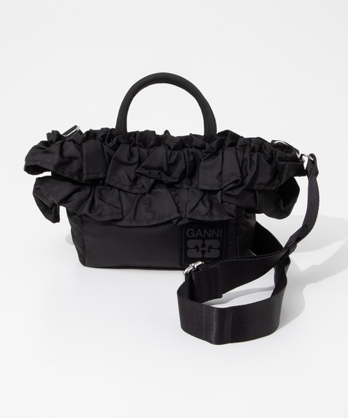 GANNI（ガニー） ショルダーバッグ バッグ GANNI Mini Shopper Ruffle
