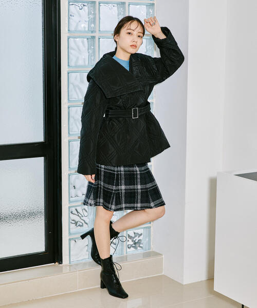 「JILL by JILL STUART」 スカート MEDIUM グレー レディース_画像9