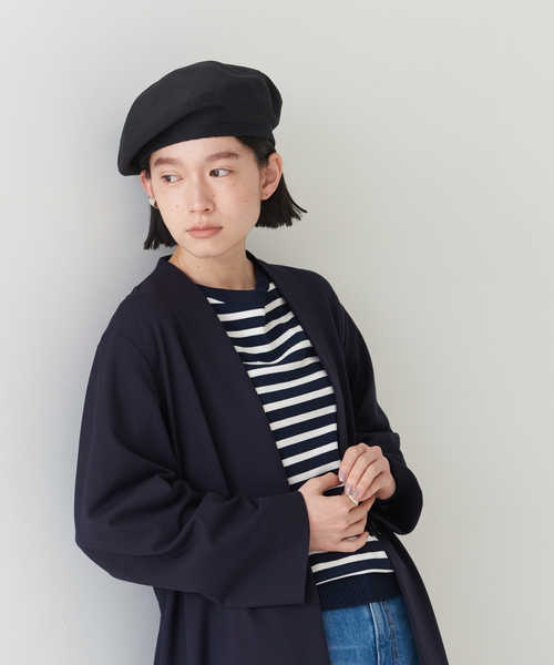 「La Maison de Lyllis」 ベレー帽 フリー ブラック レディース_画像2