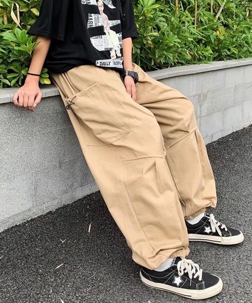 「Anchor Smith」 カーゴパンツ L カーキ メンズ_画像8