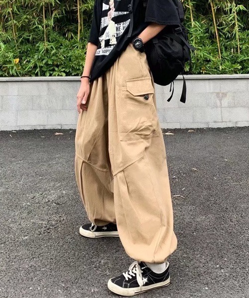 「Anchor Smith」 カーゴパンツ L カーキ メンズ_画像9