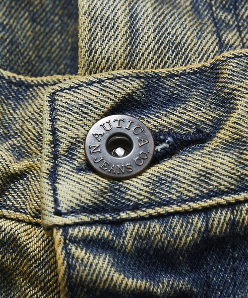 「NAUTICA」 デニムパンツ MEDIUM ブラック メンズの画像