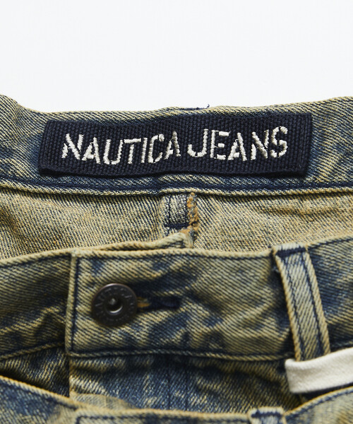 「NAUTICA」 デニムパンツ MEDIUM ブラック メンズの画像