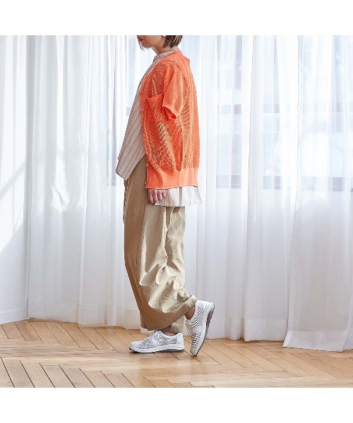 スニーカー 「4E」パンチングレザースニーカー レディース_13