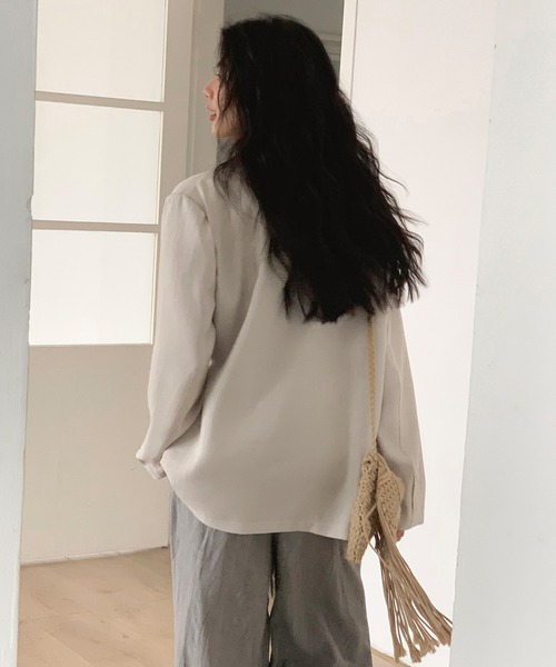 「c.u.l」 ジャケット M アイボリー レディース_画像3