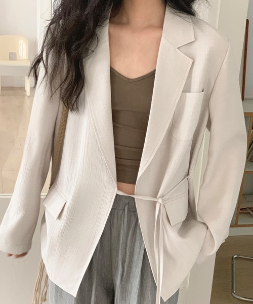 「c.u.l」 ジャケット M アイボリー レディース_画像4