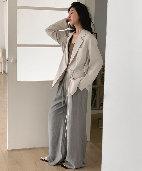 「c.u.l」 ジャケット M アイボリー レディース_画像6