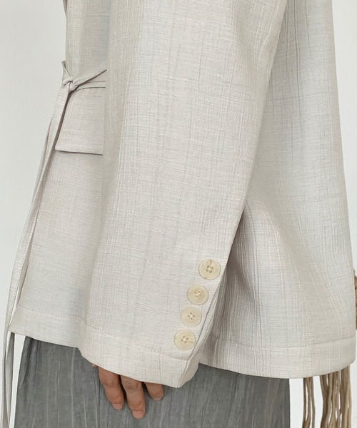 「c.u.l」 ジャケット M アイボリー レディース_画像9