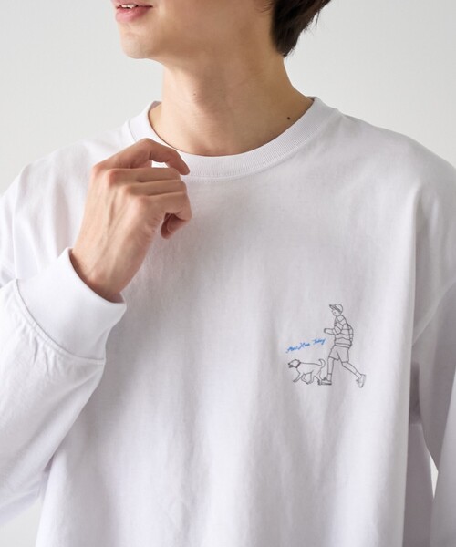 coen（コーエン） tシャツ KiyokazuTsujino プリントロングスリーブT
