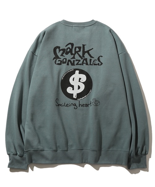 「Mark Gonzales」 スウェットカットソー L グレー メンズ_画像9