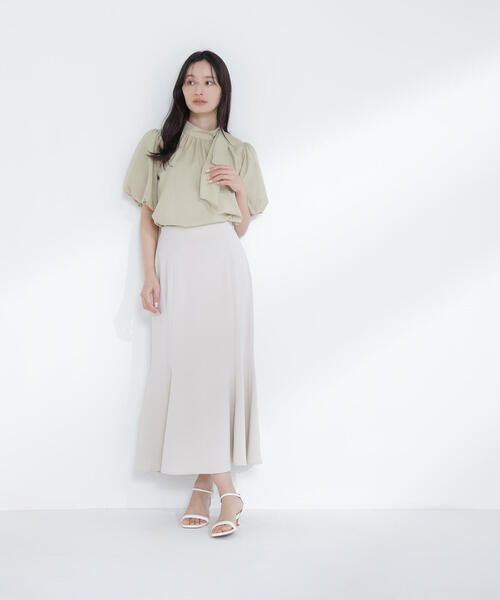 NATURAL BEAUTY BASIC パネル切替マーメイドスカート　低身長 NATURAL BEAUTY BASIC（ナチュラルビューティーベーシック） スカート