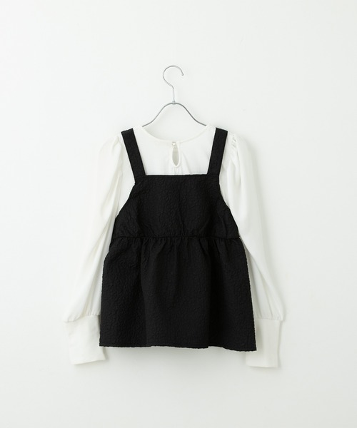 「BISKEE」 「KIDS」長袖ブラウス 160cm オフホワイト キッズ_画像2