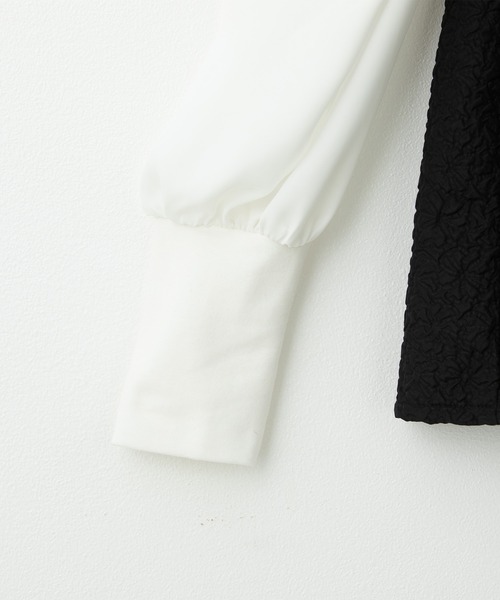 「BISKEE」 「KIDS」長袖ブラウス 160cm オフホワイト キッズ_画像7