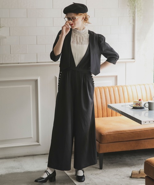 「BONLECILL noir」 セットアップ L ブラック レディース_画像2