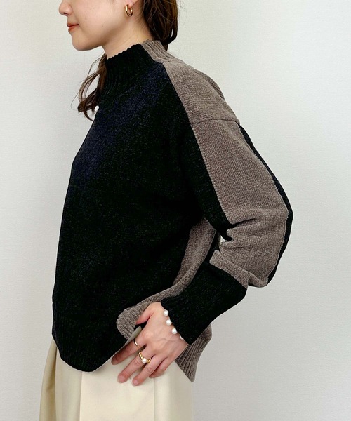 「PICCIN」 長袖ニット M アイボリー レディース_画像3