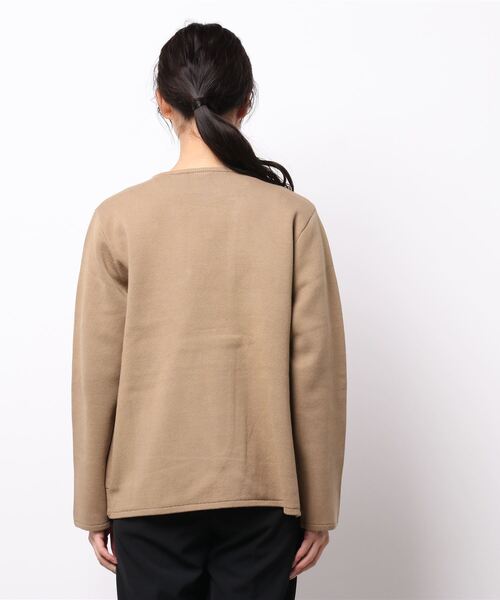 「LOISIR」 ニットカーディガン FREE ブルー レディース_画像3