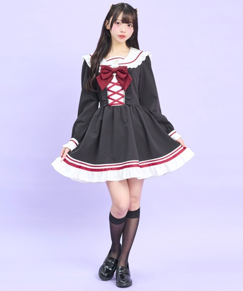 Secret Honey（シークレットハニー） ワンピース フロントレースアップ