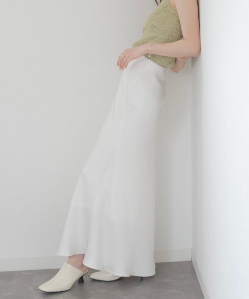 「Reurie'」 ロングスカート FREE ブラック レディース_画像3