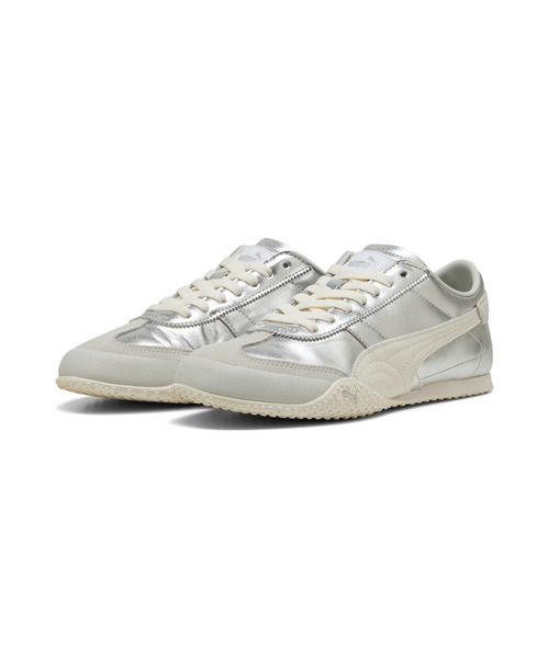 「PUMA」 ローカットスニーカー 24.5cm シルバーグレー メンズ_画像4
