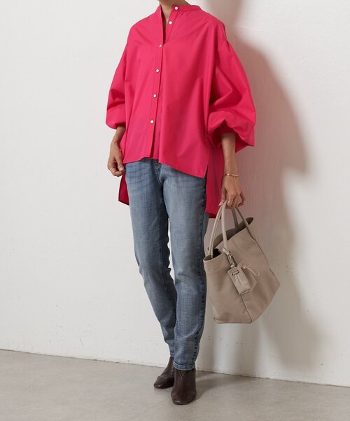 BEARDSLEY」 長袖ブラウス FREE ローズ レディース BEARDSLEY