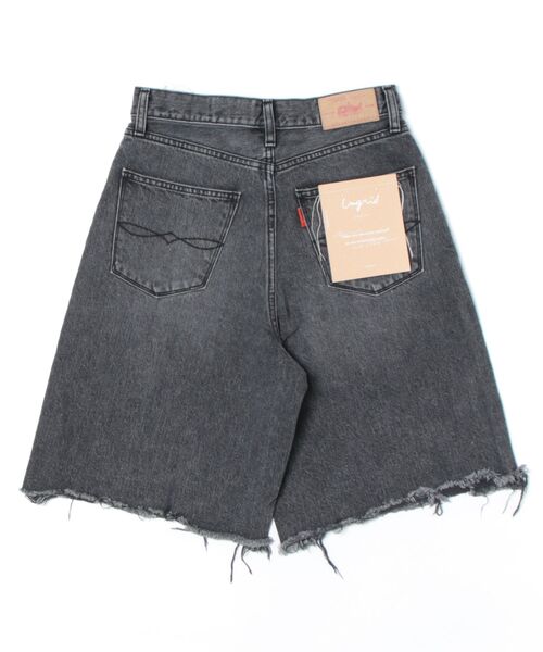「Ungrid」 デニムハーフパンツ SMALL ブルー レディースの画像