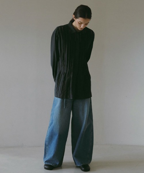 「ETRE TOKYO」 デニムパンツ S ブラック レディース