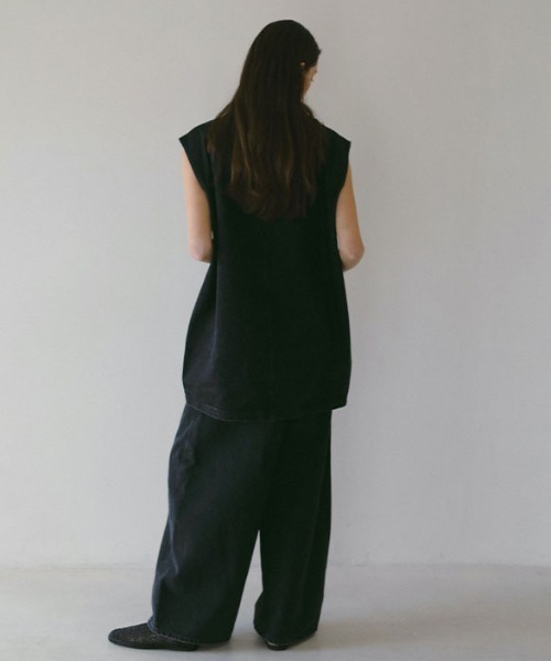 「ETRE TOKYO」 デニムパンツ S ブラック レディース