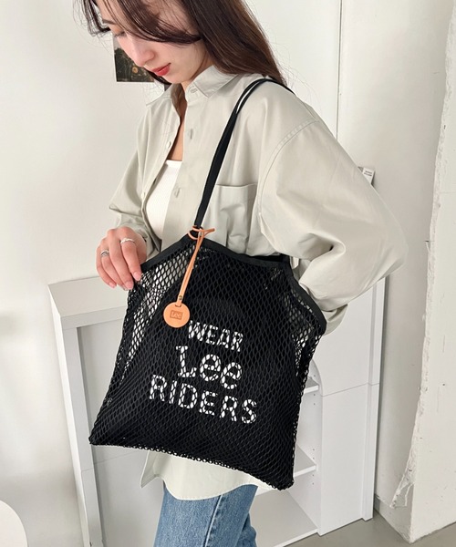 Lee（リー） トートバッグ Lee/インナー巾着ポーチ付き メッシュバッグ 
