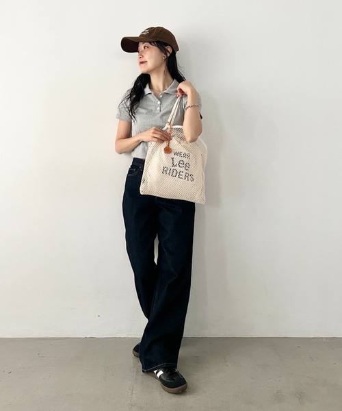 Lee（リー） トートバッグ Lee/インナー巾着ポーチ付き メッシュバッグ 