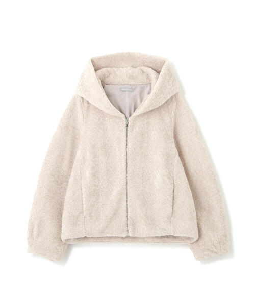 「JILL by JILL STUART」 ジップアップパーカー MEDIUM ベージュ レディース_画像2
