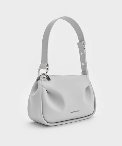 「CHARLES \u0026 KEITH」 ショルダーバッグ M クリーム レディースの画像
