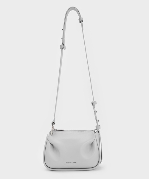 「CHARLES \u0026 KEITH」 ショルダーバッグ M クリーム レディースの画像