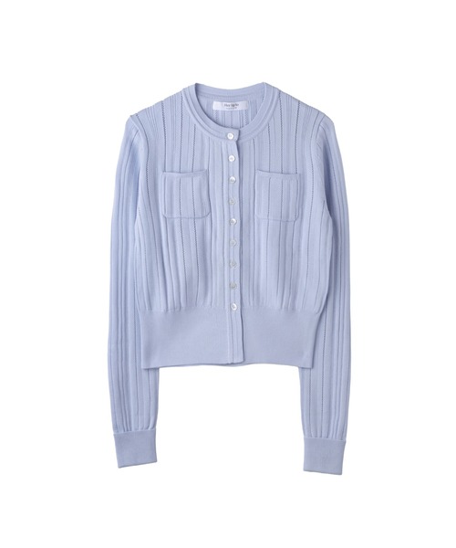 Her lip to カーディガン Eyelet Knit Cardigan レディース : ZOZOTOWN