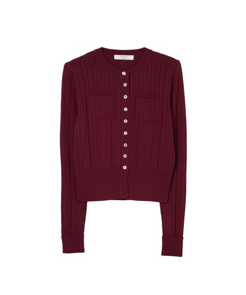 Her lip to カーディガン Eyelet Knit Cardigan レディース : ZOZOTOWN