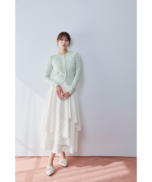Her lip to カーディガン Eyelet Knit Cardigan レディース : ZOZOTOWN