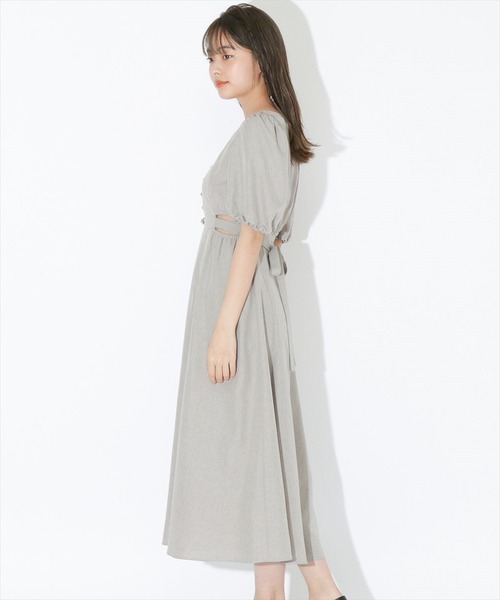 「REDYAZEL」 半袖ワンピース SMALL サックスブルー レディース_画像4