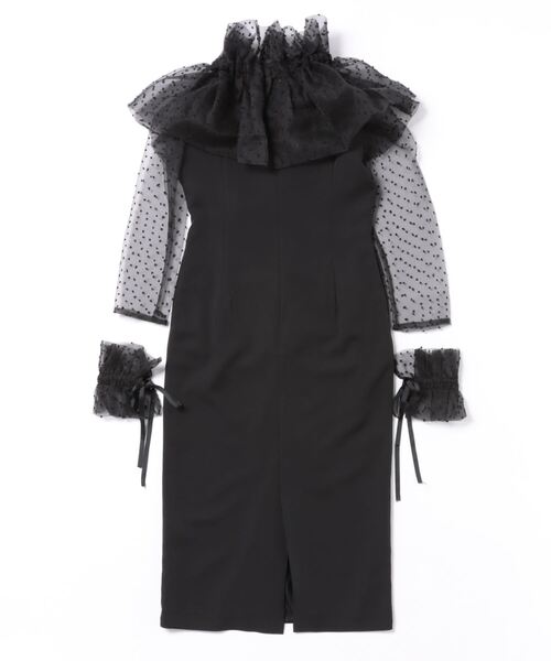 「PREFERIR」 長袖ワンピース MEDIUM ブラック レディースの画像